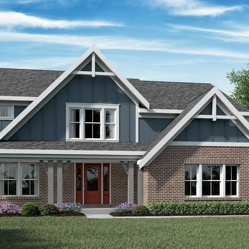 Two-story new construction home by Fischer homes builder in Northern Kentucky